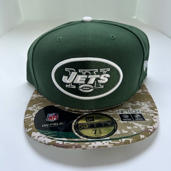 New Era Accessories New Era New York Jets Cap Hat 59fifty Fitted Sz